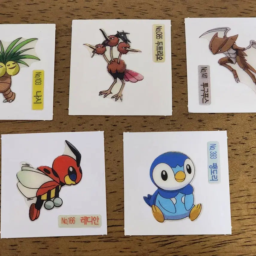 [BUNJANG] Pokemon Shiny Rare Seal Sticker / [판매] 포켓몬 신버전 샤니 레어씰 뗀씰