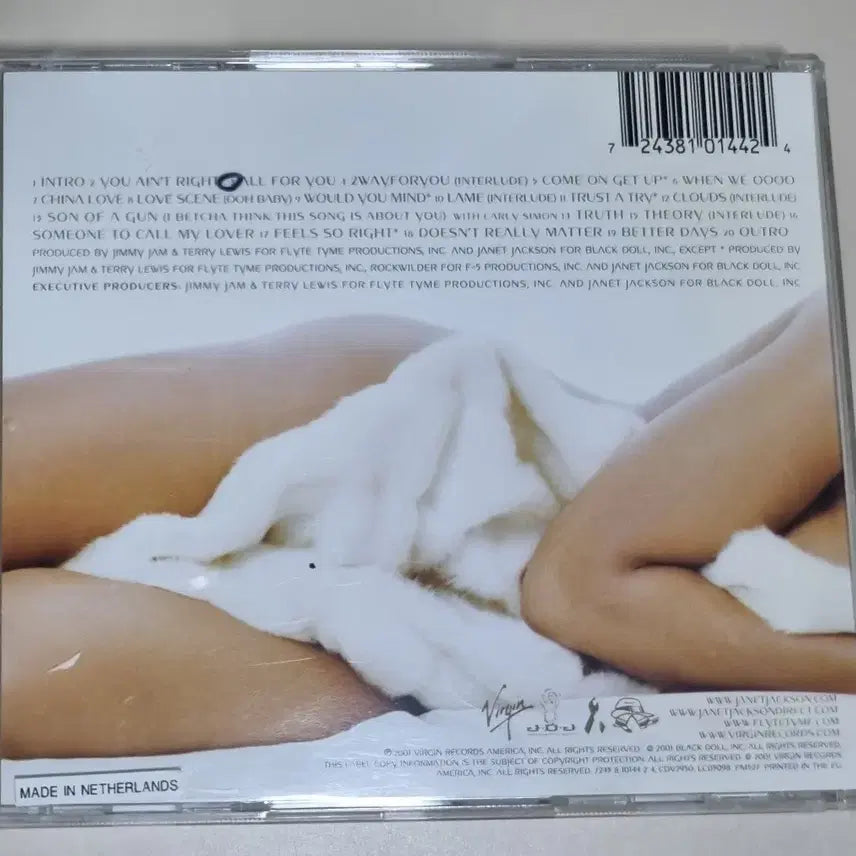 [SOLD OUT] 자넷 잭슨 All for you (개봉 CD)