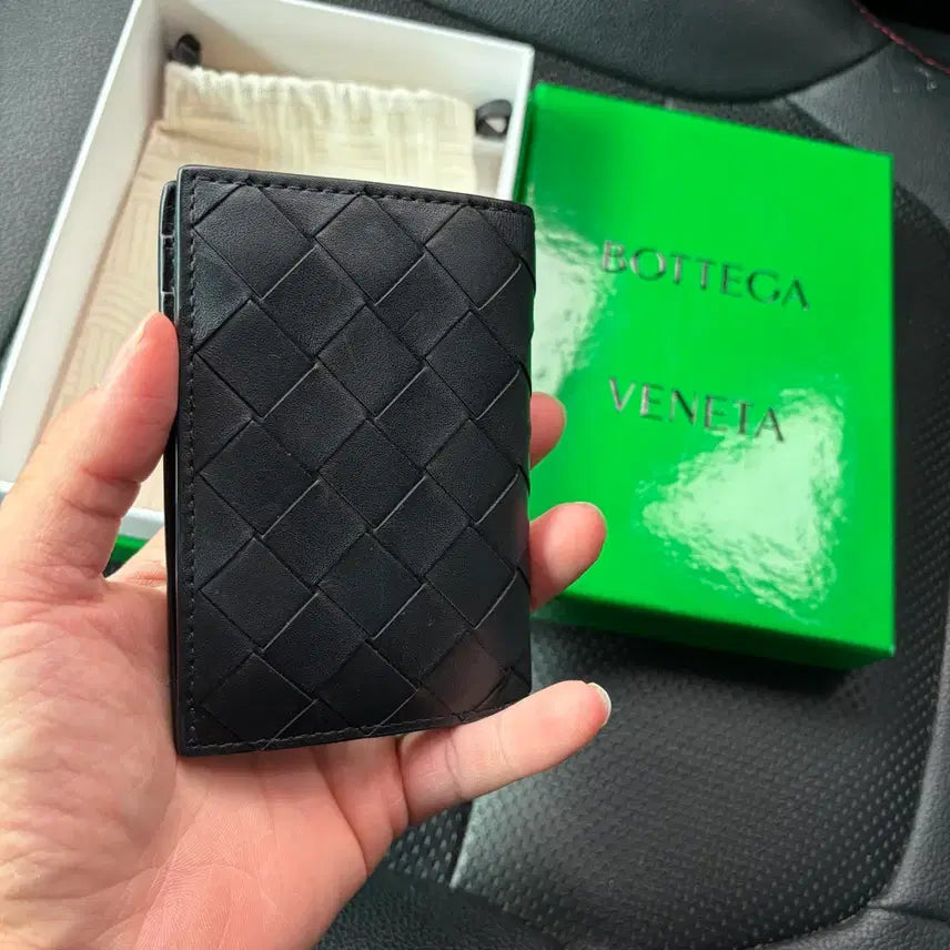 [BUNJANG] Bottega Veneta Intrecciato Organizer Card Holder Black / 보테가베네타 인트레치아토 오거나이저 카드지갑 블랙