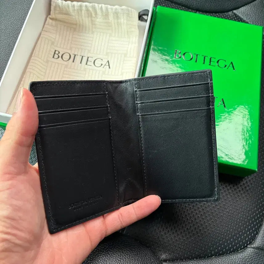 [BUNJANG] Bottega Veneta Intrecciato Organizer Card Holder Black / 보테가베네타 인트레치아토 오거나이저 카드지갑 블랙