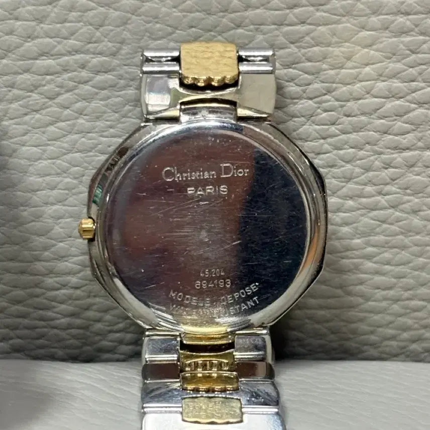 [BUNJANG] Vintage Christian Dior Octagon Two-Tone Watch Set (2 Pieces) / 빈티지 크리스찬 디올 옥타곤 투톤 시계 2점 세트