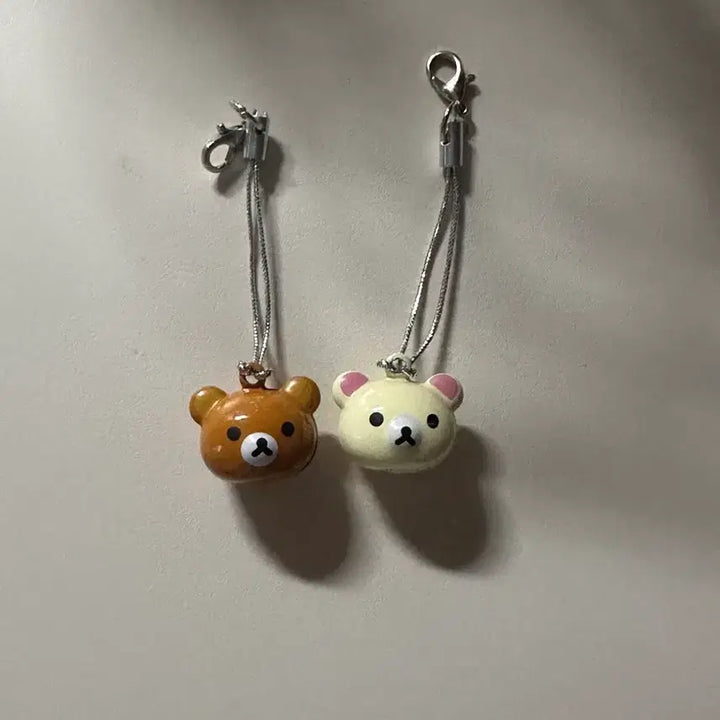 [BUNJANG] Rilakkuma Korilakkuma Rattle Keychain Bundle Set / 리락쿠마 코리락쿠마 딸랑이 키링 양도