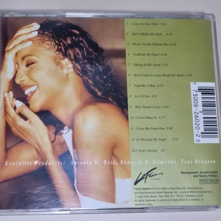 [BUNJANG] Toni Braxton Secrets 2nd Album Unsealed CD / 토니 브랙스톤 Secrets 2집 (개봉 CD)