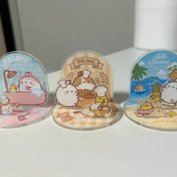 [SOLD OUT] 몰랑 아크릴 스탠드 3종 일괄판매