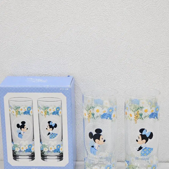 [BUNJANG] Tokyo Disney Resort Mickey &amp; Minnie Glass Set / 도쿄 디즈니 리조트 미키 미니 유리잔 2개 세트