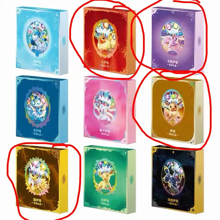 [BUNJANG] Pokemon Eevee Series Binder and Tera Type Set / 이브이즈 시리즈 바인더, 테라스탈 셋트 포켓몬카드 중판