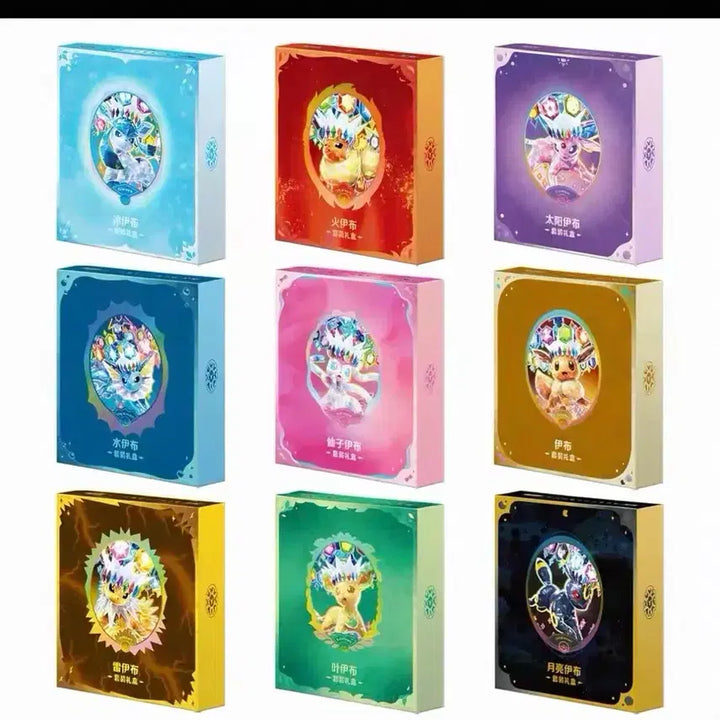 [BUNJANG] Pokemon Eevee Series Binder and Tera Type Set / 포켓몬 한정판 이브이즈 바인더, 카드팩 셋트  중판