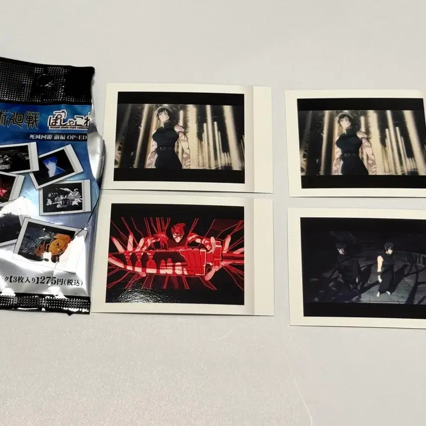 [BUNJANG] Jujutsu Kaisen Cursed Field Survey Pashacolle Bundle Set Zenin Maki Mai / [4장 일괄] 주술회전 사멸회유 파샤코레 젠인 마키 마이
