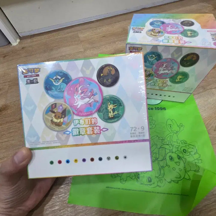 [BUNJANG] Pokemon Card Reprints Terra-Stal Badge Set / 포켓몬카드 중판 테라스탈 뱃지 세트