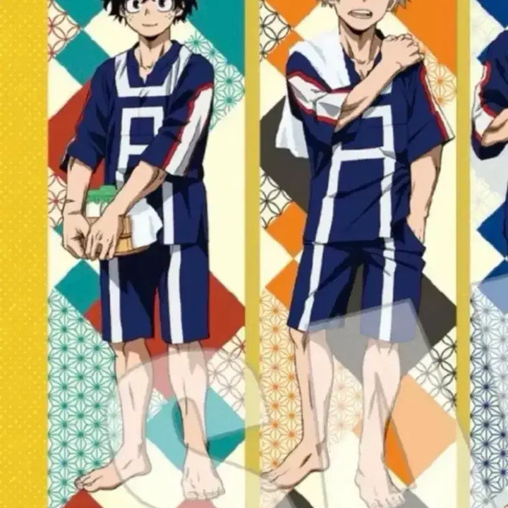 [BUNJANG] My Hero Academia Bakugo Midoriya Gokurakutang Towel Bundle Set / 나의히어로아카데미아 나히아 바쿠고 미도리야 극락탕 타올