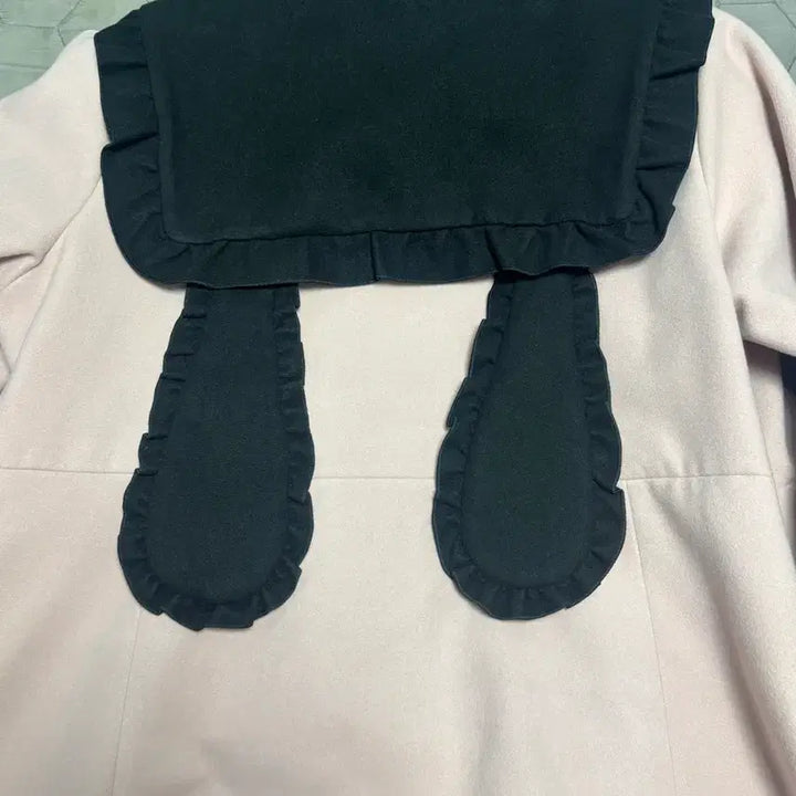 [BUNJANG] Dimarub Dear My Love Rabbit Ear Coat 4L Pink/Black / 디마럽 디어마이러브 토끼귀 코트 4l 핑검 판매