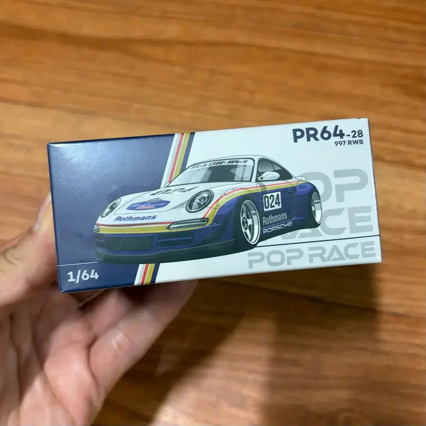 [SOLD OUT] 팝레이스 포르쉐 997 RWB 1/64 다이캐스트