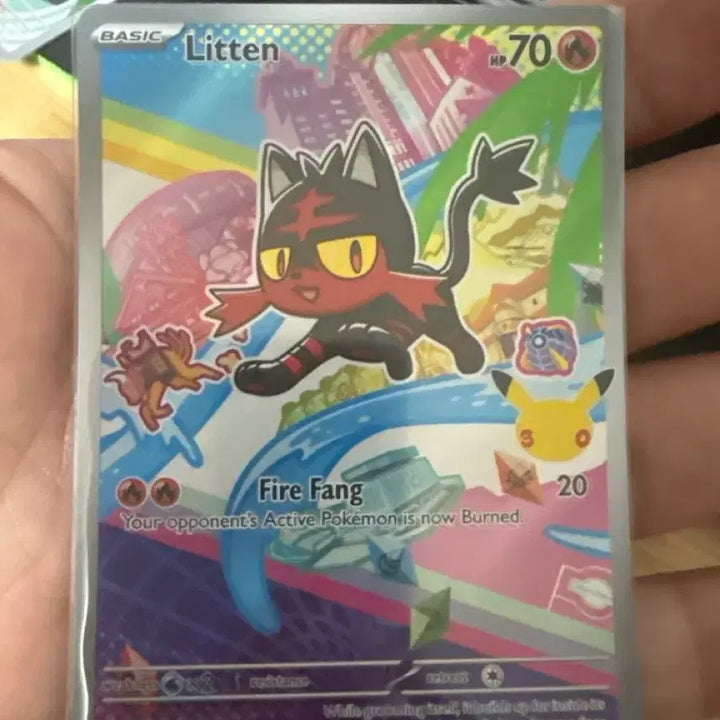 [BUNJANG] Pokemon Cards 25th Anniversary Edition - Gen 7 Starters Set of 3 / 북미 포켓몬 카드 25주년 에디션 - 7세대 스타팅 3종