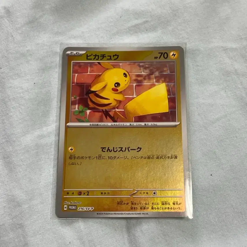 [SOLD OUT] 포켓몬카드 한정판 피카츄 프로모 홀로
