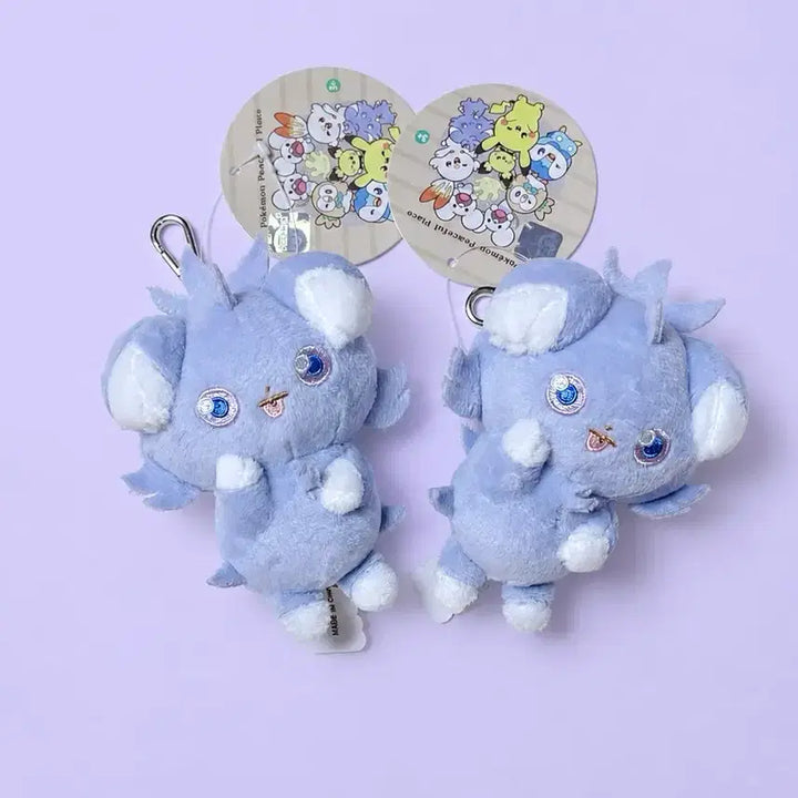 [BUNJANG] Pokemon Pokepiece Nyasper Doll Keychain (Official) / 정품 ) 포켓몬 포켓피스 냐스퍼 인형 키링