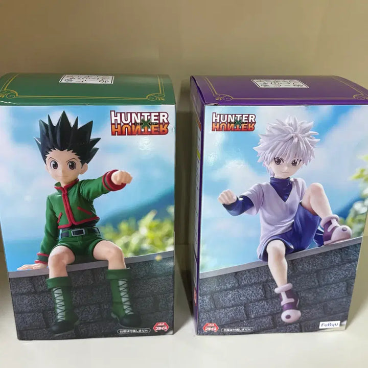 [BUNJANG] Hunter x Hunter Noodle Stopper Figure Gon &amp; Killua Bundle Set / 헌터헌터 누들스토퍼 피규어 곤&amp;키르아 (일괄)