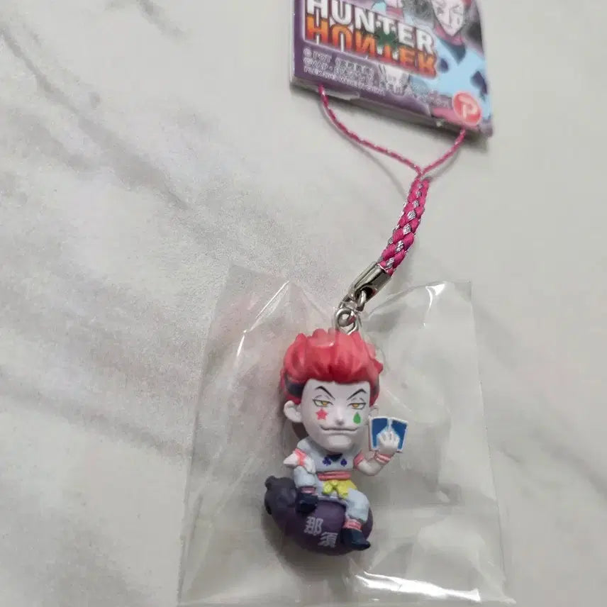 [BUNJANG] Hunter x Hunter Hisoka &amp; Kashi Exclusive Strap Keychain Holder / 헌터헌터 히소카 지역한정 가지 피규어 스트랩 키홀더 키링
