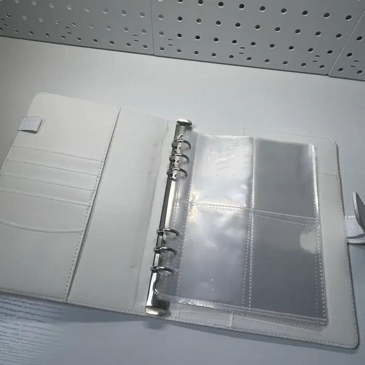 [BUNJANG] A5 Macaron Binder with 20 Single-Sided Pages and Sleeves / A5 마카롱 바인더 + 단면 속지 20매 + 슬리브 9n매 판매합니다!