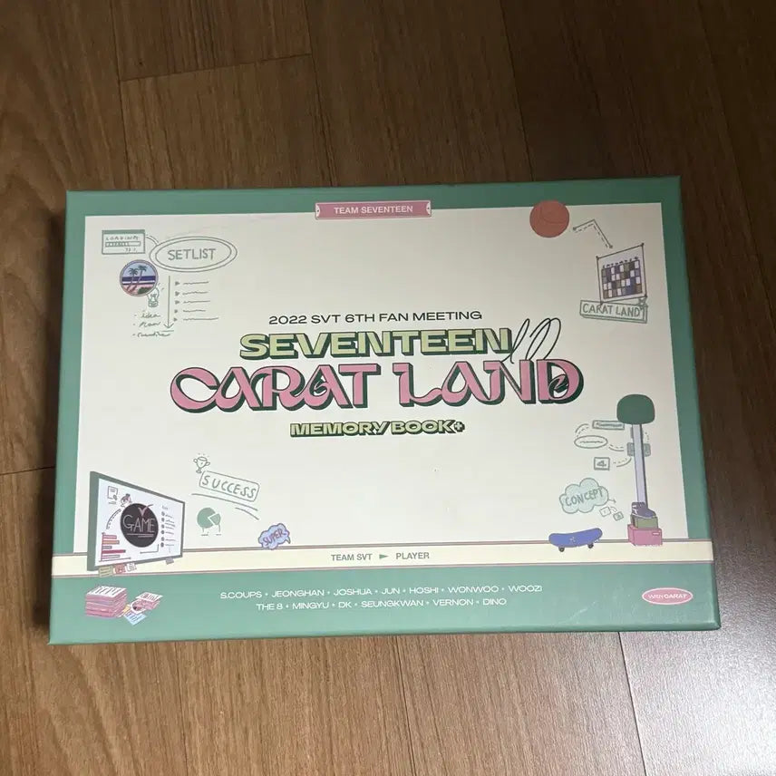 [BUNJANG] SEVENTEEN 2022 CARATLAND Memory Book DVD / 세븐틴 2022 캐럿랜드 메모리북 DVD