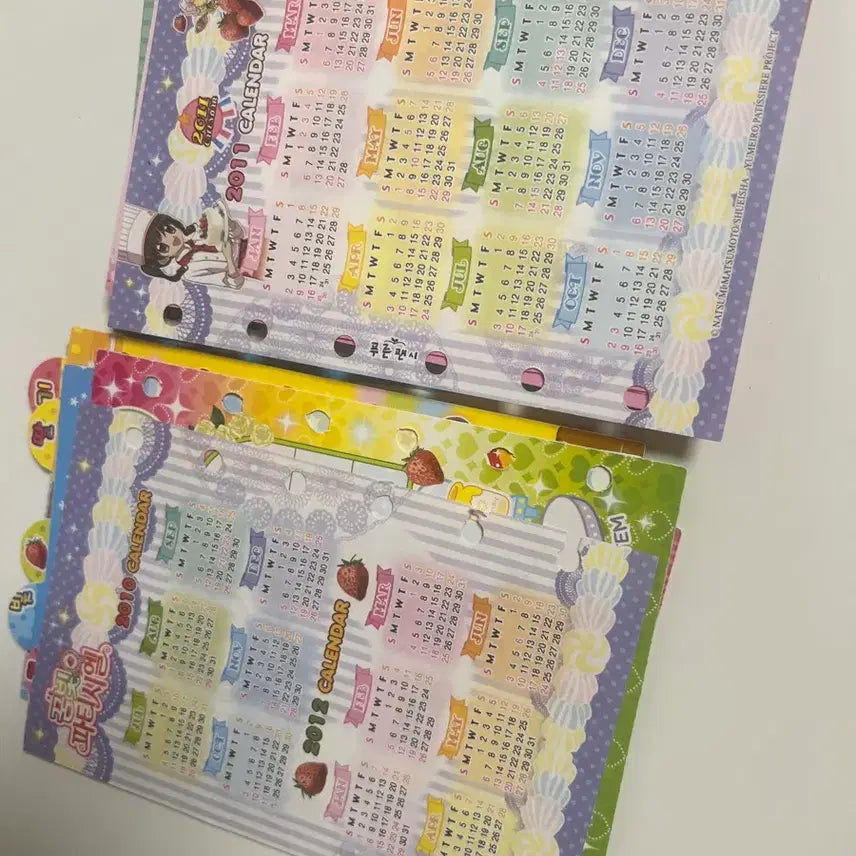 [SOLD OUT] 고전문구 꿈빛 파티시엘 다이어리 인덱스 스티커 구판