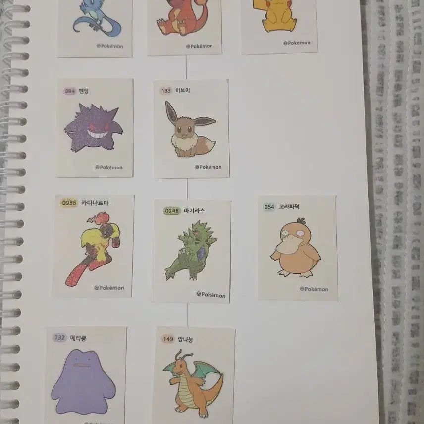 [BUNJANG] Pokemon Sticker Collection / 포켓몬스터 띠부씰