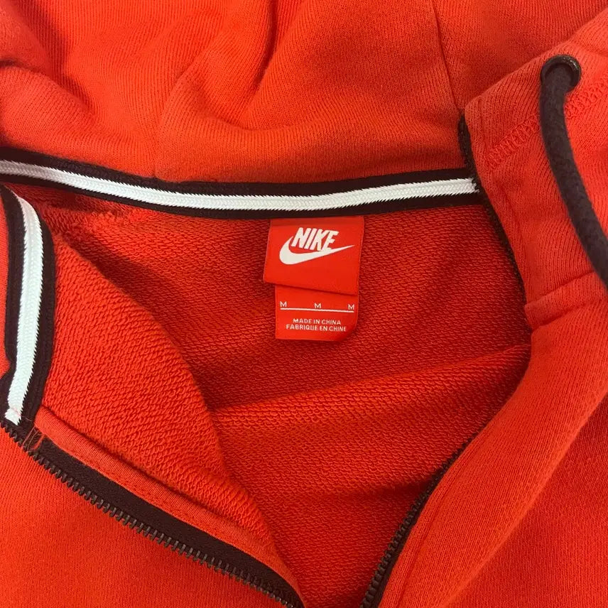 [BUNJANG] Nike Tech Fleece Zip-Up Hoodie - Red/Black - Size M / 나이키 테크 플리스 후드집업 판매합니다