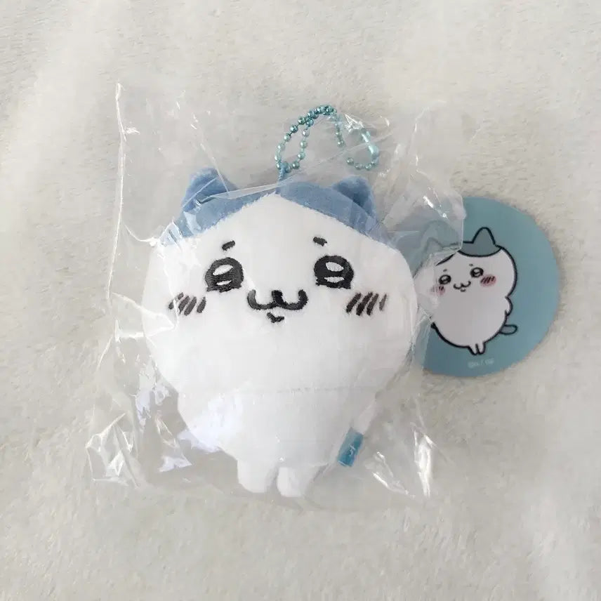 [BUNJANG] Chiikawa Hachiwari Mascot Plush Doll / 치이카와 우쭐 하치와레 마스코트 누이구루미 인형