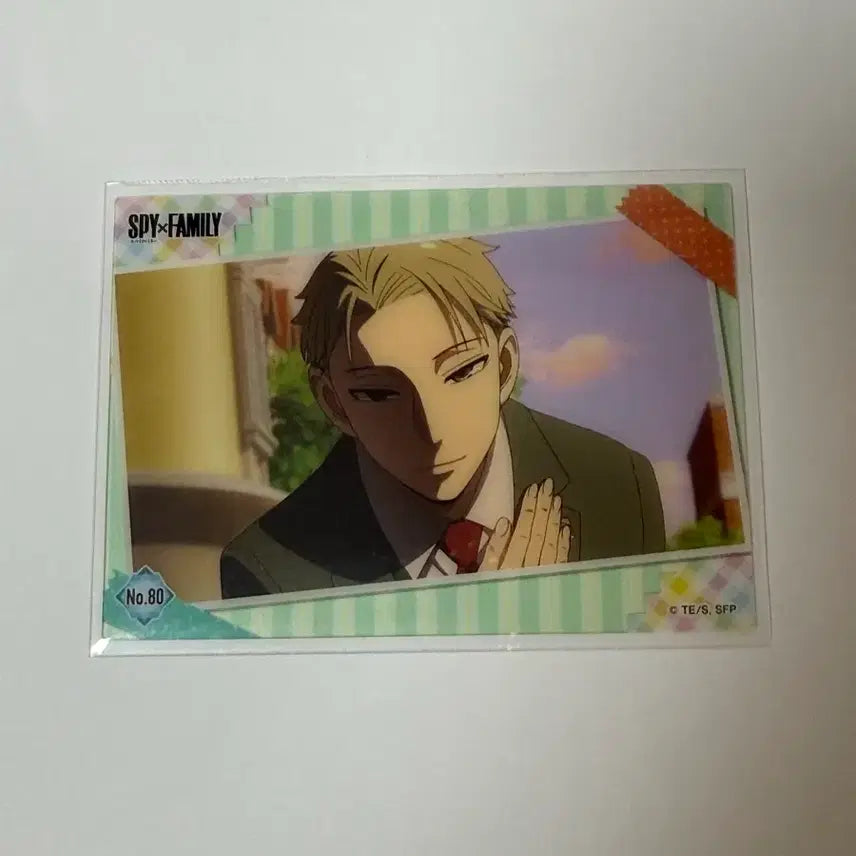 [BUNJANG] Spy x Family Loid Forger Clear Card / 스파이 패밀리 로이드 포저 클리어카드