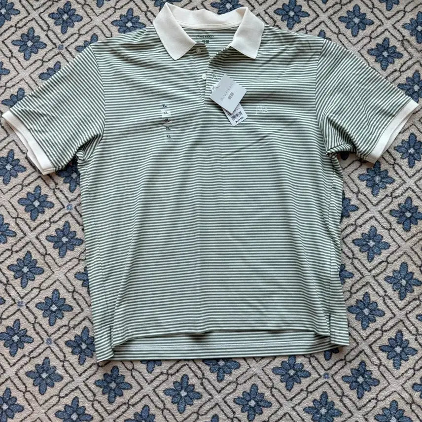 [BUNJANG] Uniqlo JW Anderson Stripe Polo Shirt / 유니클로 JWA 스트라이프 폴로