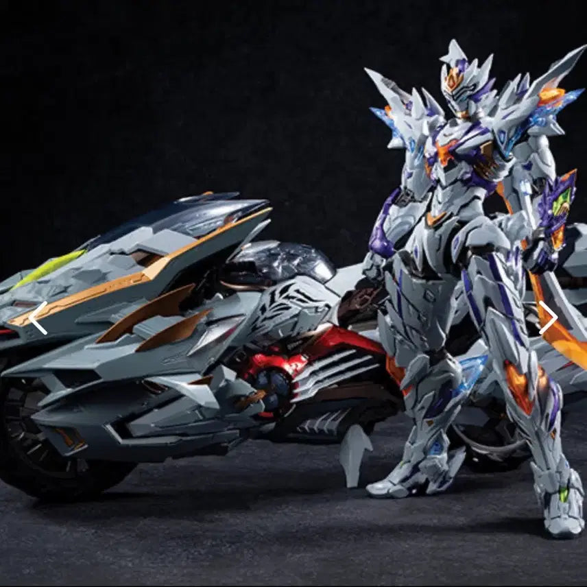 [BUNJANG] Motor Nuclear MNZ-GT01X White Tiger x Tiger Shark Motorcycle Set / 모터뉴클리어 MNZ-GT01X 화이트 타이거x타이거 샤크 오토바이 세트