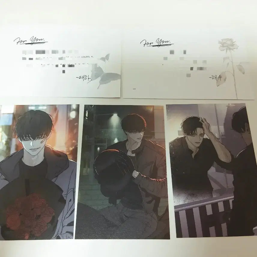 [BUNJANG] Sikreun Kkoce Nunmureul Beamtaeha Postcard Set (5 Types) / 시든 꽃에 눈물을 범태하 엽서 5종