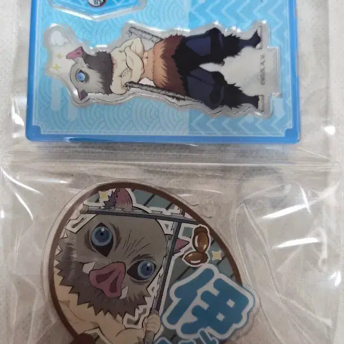 [BUNJANG] Demon Slayer Inosuke Acrylic Stands (Set of 2) / 귀멸의 칼낭 이노스케 아크릴 2종