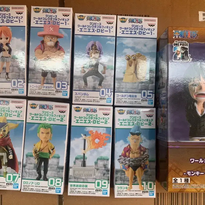 [BUNJANG] One Piece World Collectable Figure Set - Nico Robin Straw Hat Pirates / 원피스 월콜 에니에스로비 밀짚모자해적단 피규어 세트