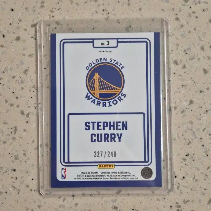 [BUNJANG] Steph Curry 249 Limited Donruss Optic Winner Stays Card / 커리(249한정) 돈러스 옵틱 winner stays