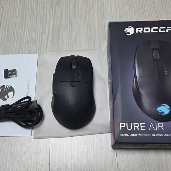 [BUNJANG] ROCCAT Pure Air Gaming Mouse Black / 로캣 Pure Air 퓨어 에어 게이밍마우스 블랙