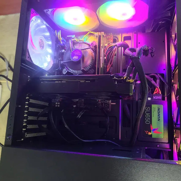 [BUNJANG] Intel Core i5-9400F / AMD RX 570 8GB / 16GB RAM Custom Desktop PC / 컴퓨터 본체 i5 9400f. rx 570 8G.  16gb