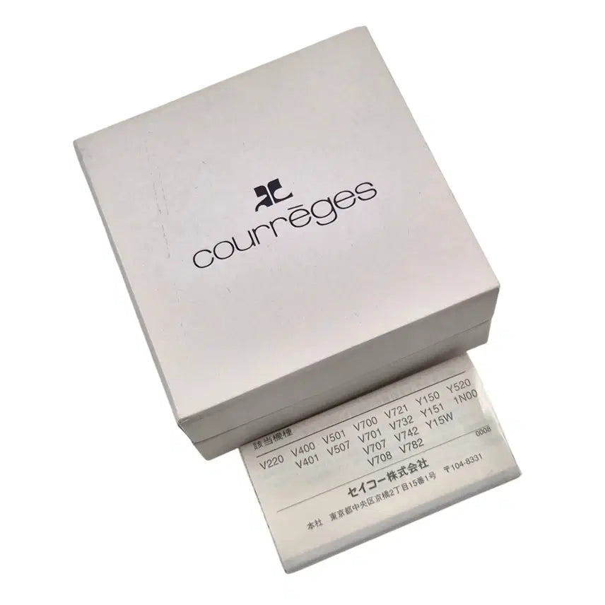 [BUNJANG] Courrèges 1999 Limited Edition Space Age Oval Bracelet Watch / 90s 꾸레쥬 한정 스페이스 에이지 오발 팔찌 시계