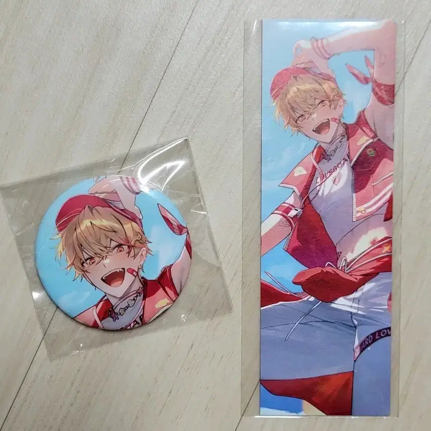 [BUNJANG] Sikoshiism Nino 2nd Anniversary Pin Button &amp; Bookmark Bundle Set / 스코시즘 니노 2주년 기념 핀버튼&amp;책갈피 일괄