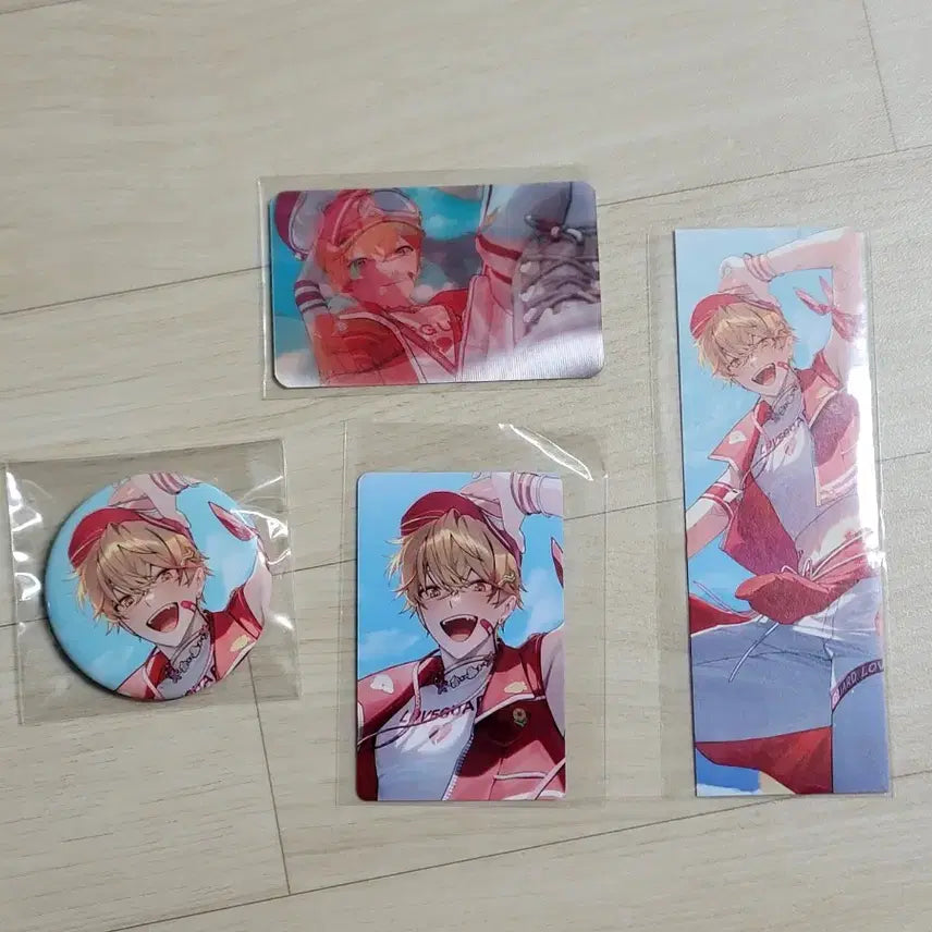 [BUNJANG] Sikoshiism Nino 2nd Anniversary Pin Button &amp; Bookmark Bundle Set / 스코시즘 니노 2주년 기념굿즈 포토카드&amp;렌티큘러&amp;핀버튼&amp;책갈피 일괄
