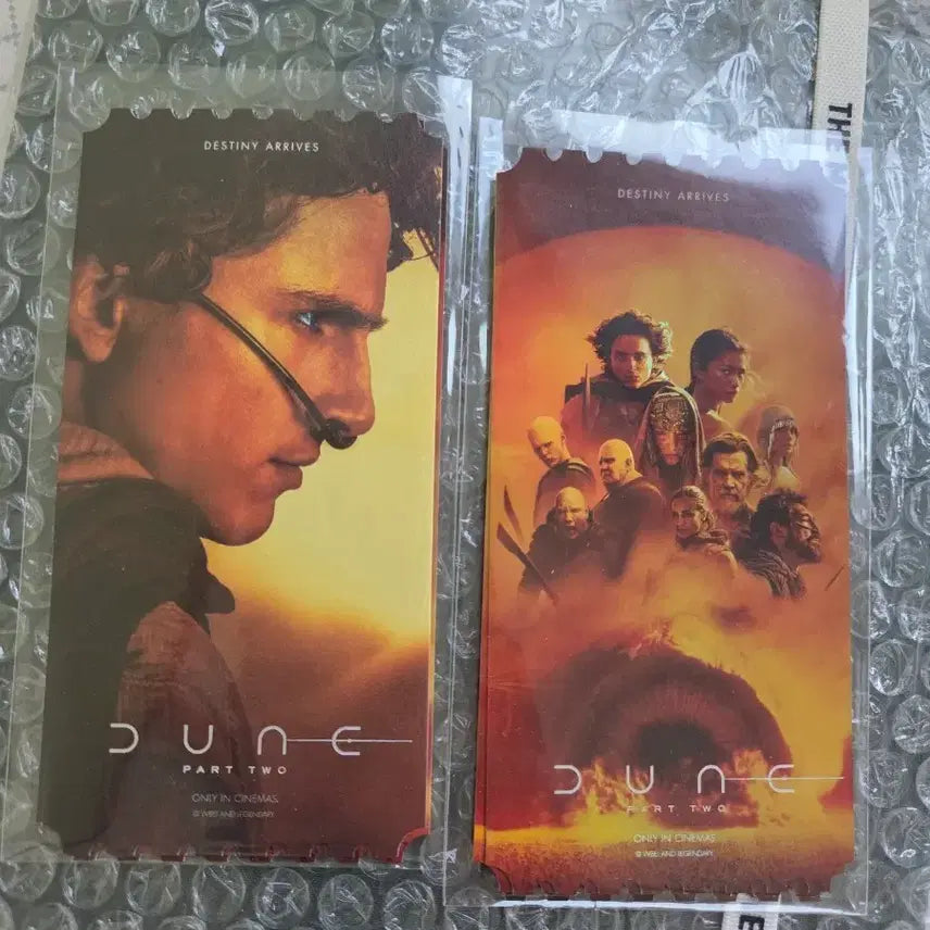 [BUNJANG] Dune 2 Original Ticket Set (2 Types) / 오리지널 티켓 듄2 2종