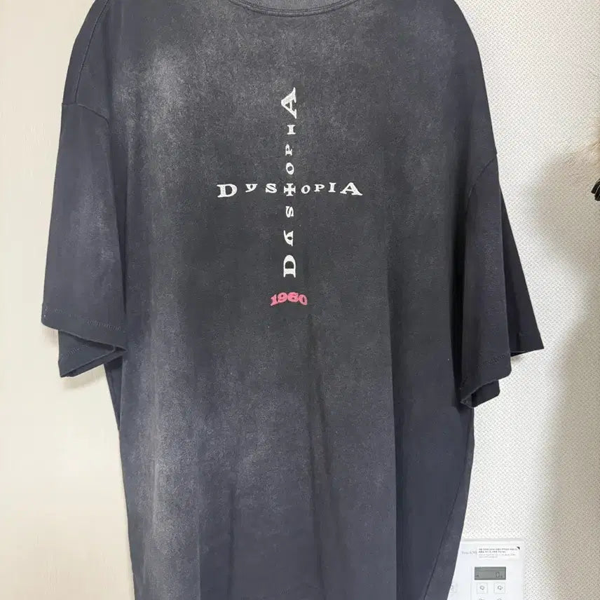 [BUNJANG] ETCE CROSS DYSTOPIA TEE (GRAY) L Size / ETCE CROSS DYSTOPIA TEE (GRAY) L 사이즈
