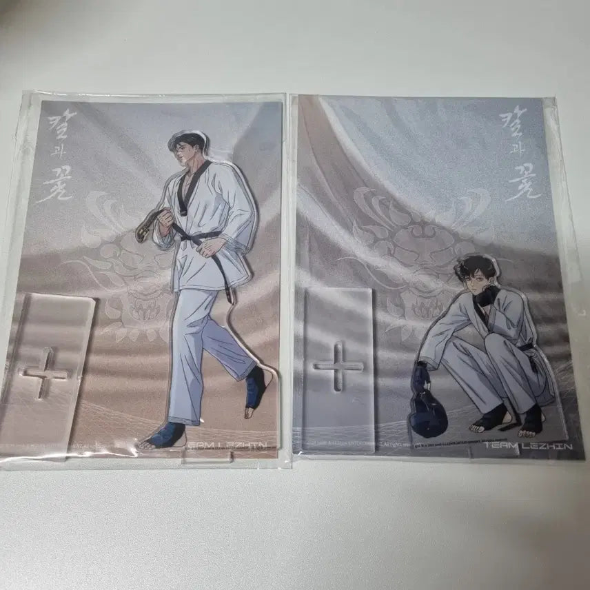 [BUNJANG] Kalgwah Ggot Team Resin Acrylic Stand Bundle Set (Sealed) / 칼과꽃 팀레진 아크릴스탠드 미개봉 일괄판매