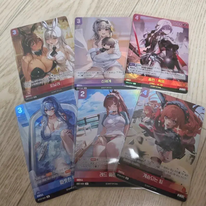 [BUNJANG] Nikke Rebellion Arena SR Trading Card Set (25 Unique) / 니케 리벨아레나. SR 노중복 25종 TCG