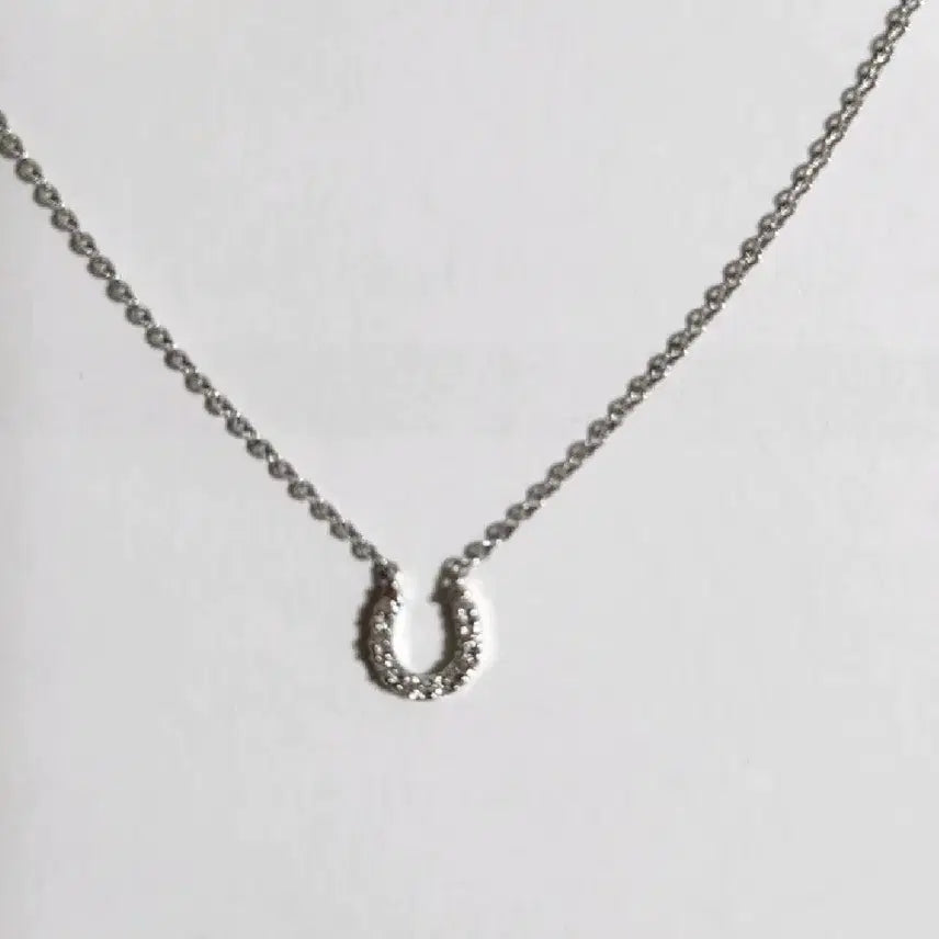 [BUNJANG] ESDONNA Diamond Horseshoe 18K Necklace / 이에스돈나 다이아몬드 목걸이