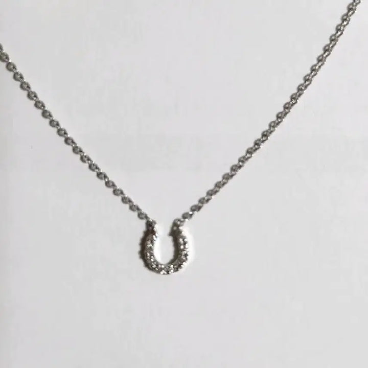 [BUNJANG] ESDONNA Diamond Horseshoe 18K Necklace / 이에스돈나 다이아몬드 목걸이