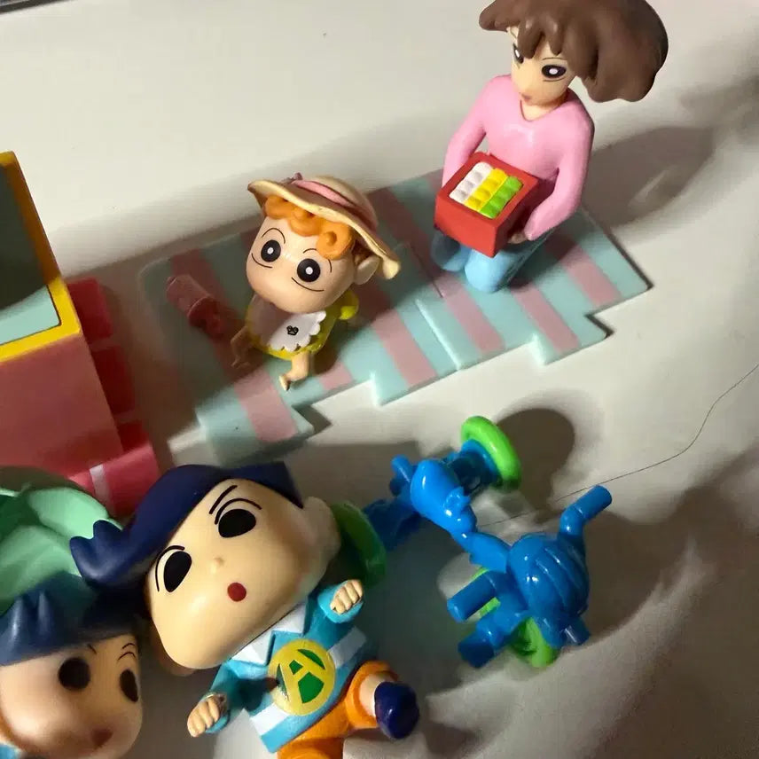 [BUNJANG] Crayon Shin-chan Figure Set - Shiro, Masao, Yoshinaga, Fuji, Shin-chan / 반택포) 짱구는 못말려 피규어 가챠 일괄 철수 흰둥이 훈이 봉미선 짱아