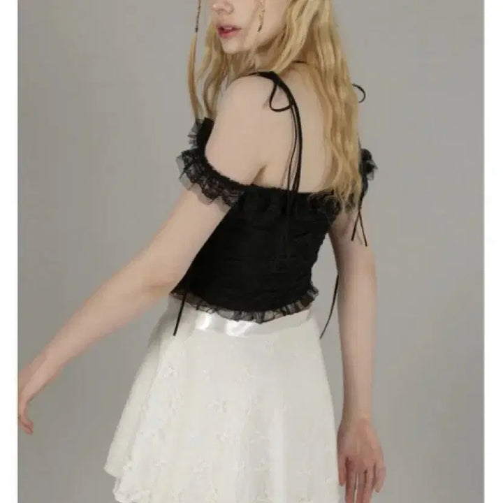 [SOLD OUT] 드라이로즈 엔젤 레이스 셔링 탑