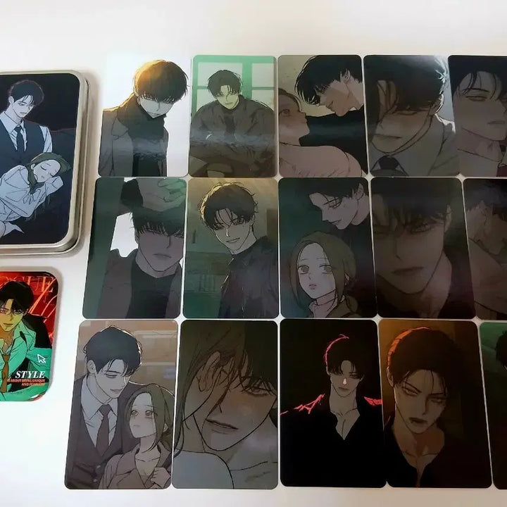 [BUNJANG] Sik-Eun Kkoce Nunmul 15-Type Photocard &amp; Tin Case Bundle Set (Bonus Badge) / 시든 꽃에 눈물을 포토카드 15종 &amp; 틴케이스 (덤 뱃지)
