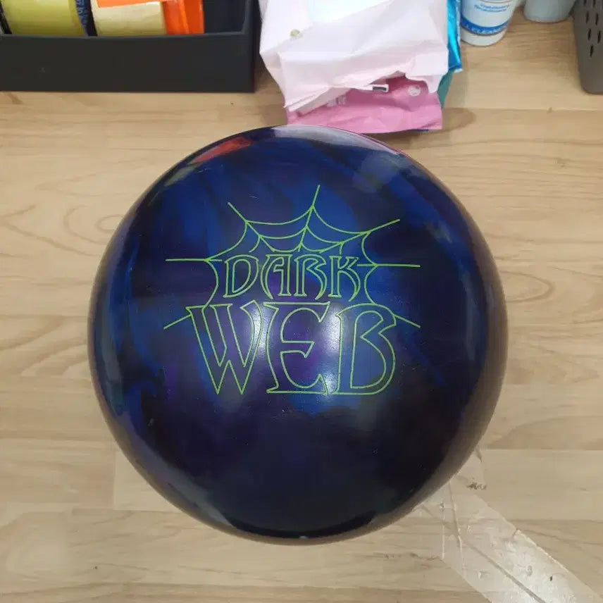 [BUNJANG] Used Dark Web Hybrid Bowling Ball (14lb, Left Hand) / 중고볼링공 14p 다크웹 하이브리드 왼손
