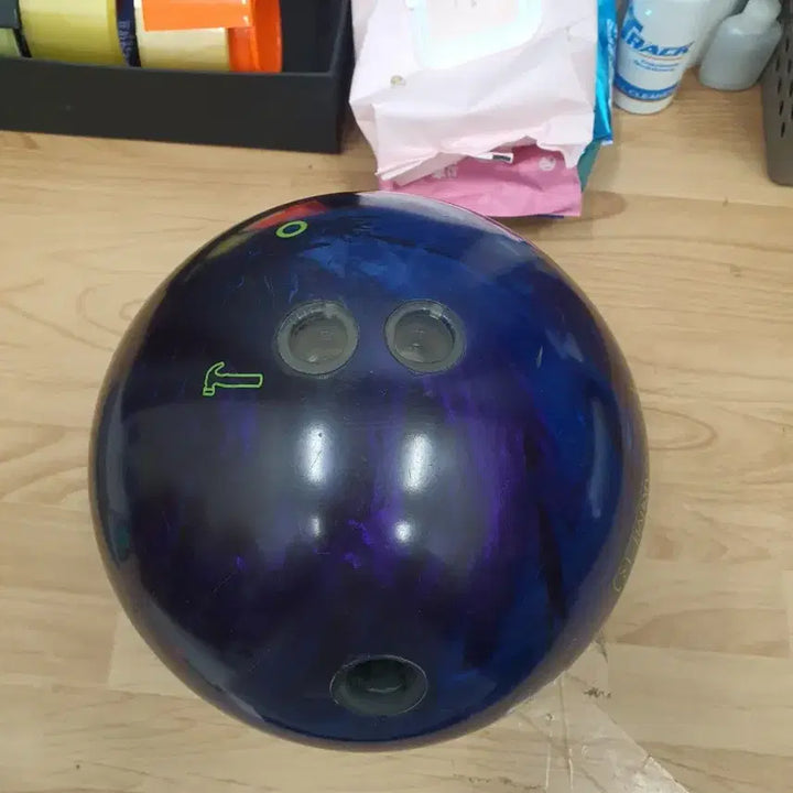 [BUNJANG] Used Dark Web Hybrid Bowling Ball (14lb, Left Hand) / 중고볼링공 14p 다크웹 하이브리드 왼손
